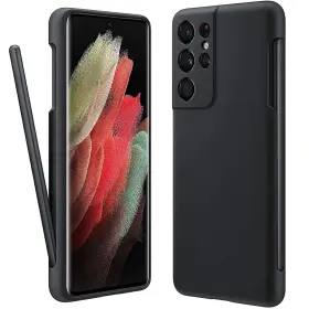 Vitodo 763675725646 Msotes For Galaxy S21 Ultra Case With S Pen Holder Liquid Silicone Phone Cov