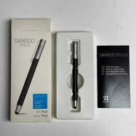 Wacom 753218992642 Bamboo Stylus Pen For Ipad Black / Silver Cs100k New Open Box
