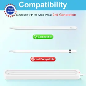 Weikdury 605182515184 Charging Case Compatible Apple Pencil 2nd Gen Magnetic Stand Ipad Pen
