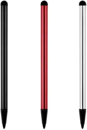 Zwb2254 Wentoenapp 3pcs Black Silver And Red Universal Phone Tablet Touch Black/silver/red