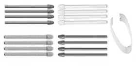 Wirelessfinest 850031896888 16x Nibs Tips Refill Replacmenet For Marker Remarkable 2 Stylus Tablet Pen Stand