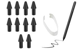 Wirelessfinest 850049440677 10-pack Replacement Nibs For Remarkable Paper Pro Pen Stylus Black