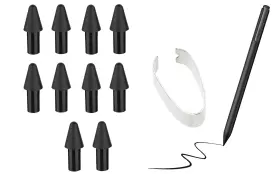 Wirelessfinest 850049440677 10-pack Replacement Nibs For Remarkable Paper Pro Pen Stylus Black
