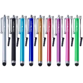 Wisdompro 052463582128 Stylus Pens For Touch Screens 9 Pack Of Universal Rubber Tip