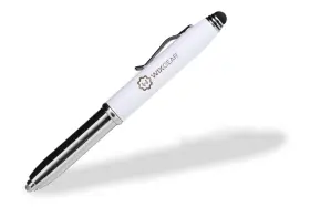 Wixgear 642337799105 3-in-1 Stylus Pen - For Touch Screens With Led Flashlight
