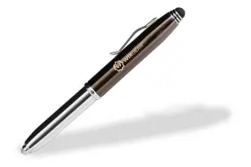 Wixgear 823008238066 Tri-function Pen - Stylus For Touch Screens With Led Flashlight A