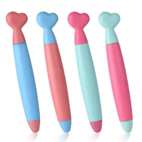 123820 Xihircd 4pcs Kid Stylus Pens For Touch Screens Cute Heart-shaped Crayon Pen
