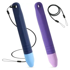 130568 Xihircd 2pcs Kid-friendly Stylus Pens For Touchscreen Crayon M Blue Purple
