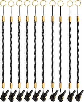 Xrong 313092428493 Tianci Stylus Tether 10 Pack Of Detachable Elastic Coil Lanyards/tether Strings