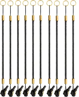 Xrong 313092428493 Tianci Stylus Tether 10 Pack Of Detachable Elastic Coil Lanyards/tether Strings