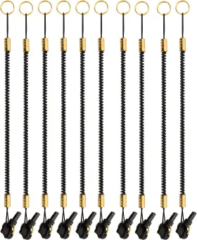 43190-657165 Xrong Tianci Stylus Tether 10 Pack Of Detachable Elastic Coil Lanyards/tether Strings