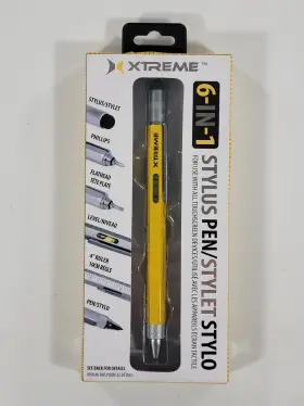 88571 Xtreme Nib 6-in-1 Stylus Pen Level Phillips/flat Screwdriver Ruler - Unopened