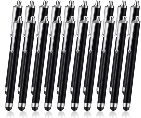 Yj0126 Yaure Joy 20 Pcs Stylus Pens For Touch Screens Compatible With All Universal Black