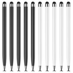 Yitiaoxiaoyu 6a108e26f7a4c4ad8047a391 10 Pcs Stylus Pen For Touchscreen Lightweight 2 In 1 Dual Tip Design Drawing