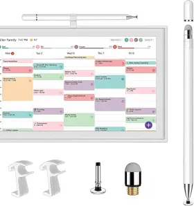 Yjnaupai 445009424489 Stylus And Mount For Skylight 15 Inch Calendar 2-in-1 High Precision Sensit