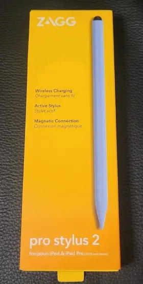 109911373 Zagg Pro Stylus 2 Active Pencil Wireless Charging Blue New #109911373