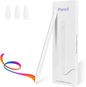 Zl2501 Zealoire Stylus Pen For Ipad Pencil 6-11th Generation 2018-2025 - 2x Fast White