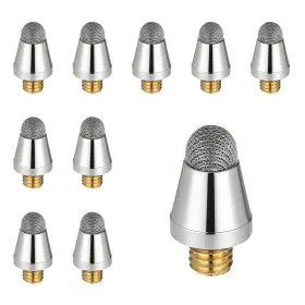 5210hqoz4622 Zyghjort 10 Pcs Stylus Tips Replacement Only Universal Mesh One Size Sliver