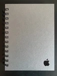 New Apple Inc. 5" X 7" Notebook / Journalbooksasi 91340 (dark Grey Hard Cover). Price: $35.00.