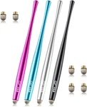 Elzo Capacitive Stylus Pens Premium Metal Slim Combo 4 Pcs Tips For All Touch Sc New. Price: $14.35.