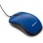 Verbatim Silent Corded Optical Mouse - Blue 70233 New. Price: $58.59.