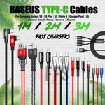 Type-c Cable Usbc Charger Baseus 3FT 6F 10FT Braid Lot Android For Samsung Phone New. Price: $17.85.