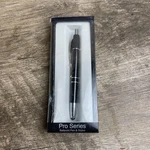Staples Pro Series Black Silver 2-IN-1 Multifunctional Ball Point Pen & Stylus Used. Price: $8.99.
