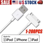 3FT 30 Pin Usb Charging Data Cable Cord For Ipad 1/2/3 Ipod Nano 1-6 Lot New. Price: $160.95.