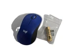 Logitech Signature M550 Wireless Mouse Large Sized Hand Pc, Mac, Laptop - Blue Excellent. Price: $14.99.