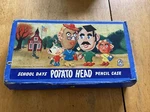 Vintage Hasbro Mr Potato Head School Days Pencil Case Used. Price: $12.00.