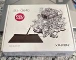 Star G640 Xp-pen Drawing Tablet Osu Ultrathin, Battery Free Stylus Box*. Price: $15.99.