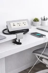 Desk Power Hub Clamp 2 Outlet Usb-c Usb-a Byrne S300 Office Mount New. Price: $74.99.