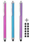 Stylus Pens For Touch Screens Ipad Iphone Kindle 3 Pcs, Pink/purple/aquablue New. Price: $7.67.