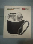 Ahastyle Silicone Case For Apple Airpods 1 & 2, Black, With Carabiner New. Price: $12.49.