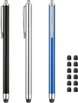 3 Pcs Stylus Pens For Touch Screens 0.24 Inch Tip Series , 12 Extra Replaceable New. Price: $11.99.