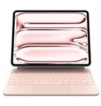 Magnetic Keyboard Case For Ipad Pro 13" 2024 (A2925,A2926,A3007) Backlit, Pink Open. Price: $55.00.
