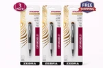Zebra Stylus Pen 3 Pack 2-IN-1 Ballpoint Expandable 0.7MM Black Ink New. Price: $19.67.