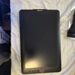 Xp-pen Graphics Tablet With Stylus, Stand, Carrying Case, Glove, Cables Open. Price: $131.00.