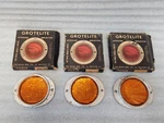 Nos Lot Of 3 Vintage Grotelite Amber Reflex Reflector Usa Made Truck Trailer 100 New. Price: $45.00.