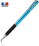 Stylus Pen 2-IN-1 Disc & Fiber Tips, Stainless Steel, Ios Android Universal New. Price: $20.87.