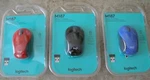 Logitech M187 Mini Wireless Mouse Red , Blue Black New. Price: $19.99.