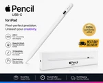 New Apple Pencil Usb-c White Stylus MUWA3AM/A For Ipad Sealed In Box. Price: $54.98.