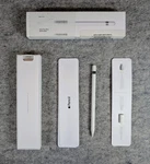 Genuine Apple Pencil (1ST Generation) - Complete With Box, Extra Tip & Adapter Used. Price: $55.00.