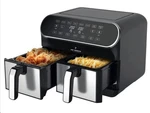 Just Perfecto Double Basket Air Fryer Stainless Steel Led Touch Screen Xxl Used. Price: $138.99.