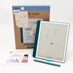 Amazon Kindle Scribe 64GB W/ Stylus C4A6T4 Metallic Jade Wifi Only Open. Price: $329.99.