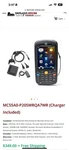 Zebra MC55A0-P90SWQQA9WR Handheld Computer Barcode Scanner New. Price: $180.00.