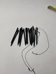 Lot Of 14 Zebra Pens STYLUS-00006-01R Loose, 3 With Straps Used. Price: $25.00.