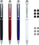 Chaoq Stylus Pens, 4 Hybrid Mesh Fiber Tips And Black, Blue, Red, White New. Price: $22.99.