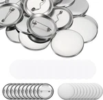 Patikil 1.5 Inch Badge Making Supplies, 200 Pcs Round 37MM, Rose Metal New. Price: $31.27.