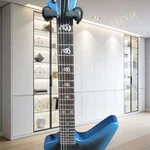 Blue Burst Electric Guitar Metallic James Hetfield Snake Inlay Free Express New. Price: $314.00.
